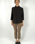 Hemisphere - 2524627-17 - Pull col montant wol - dark choco
