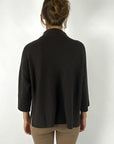 Hemisphere - 2524627-17 - Pull col montant wol - dark choco