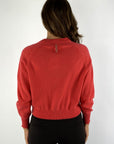 Hemisphere 2621336GR-4 korte cashmere cardigan – Risk Red
