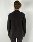 Hemisphere - 2524626-17 - Cardigan V-hals 100% wol - dark choco