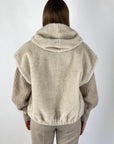 Hemisphere - 252COLEE-34 - Hoodie vest - beige