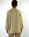 Hemisphere 26202SAMIR-5 shirtblouse ballonmouwen – Light Olive