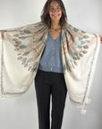 Hemisphere PROUND-CSMQ cashmere-zijden sjaal – 262A