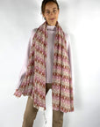 Hemisphere - KAILA-CL 242E - Schal 100% cas H-print pink - 242E