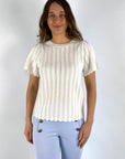 Hemisphere - 2510419-4 - Pullover Rundhals Strukturstoff - 1001
