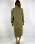 Hemisphere - 25105jana-5 - Hemdkleid Paper Touch - Khaki