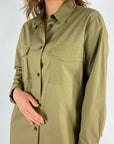 Hemisphere - 25105jana-5 - Hemdkleid Paper Touch - Khaki