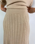Hemisphere - 2514601H-17 - Rock lang plissiert Merino - warm sand