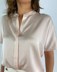 Hemisphere - 2516HOLA-5 - Seidenstretchbluse - 4323 Aprikose