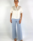 Hemisphere - 2516HOLA-5 - Seidenstretchbluse - Off-White