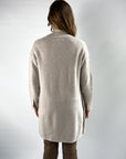 Hemisphere - 2425708-4 - Strickjacke Schalkragen 2 Taschen - beige