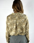 Hemisphere - 2426HELLA-P - Hemdbluse Print - Mint Camel