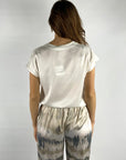 Hemisphere - 2416HERDES-5 - Seidenstretch-Hemdbluse - Off White