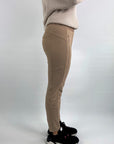 Cambio - Jordi seam 6337 724 - Hose mit Reißverschlüssen - Karamell