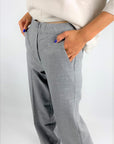 Hemisphere - 2323GALA-5 9006 - Weiche Flanellhose, silber