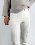 Cambio - Ros 6231 010 - Punto Milano Jerseyhose Ecru