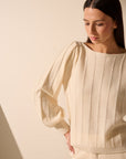 Oscar The Collection – Justin – Pullover mit Ballonärmeln – Hellgelb