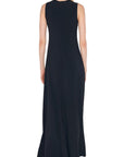 Norma Kamali - KK1263PL01 - Ärmelloses langes Swingkleid - Schwarz