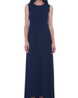 Norma Kamali - KK1263PL01 - Ärmelloses, langes Swing-Kleid - Mitternacht