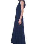 Norma Kamali - KK1263PL01 - Ärmelloses, langes Swing-Kleid - Mitternacht