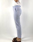 Cambio - Krystal 8003 - Chino Linnen - Ocean Wave Blue
