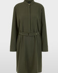 Marc Cain mini-jurk met riem in Forest Night New