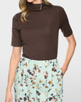 Marc Cain shirt van stretchkatoen Seal Brown – BC 48.18 J14 | 697