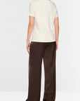 Marc Cain egelshirt met siersteentjes Off-White – BC 48.32 J67 | 110