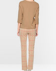 Marc Cain basic-shirt met versiering – Tannin