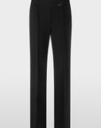 Marc Cain WASHINGTON Wide Fit broek in Black New met wijde pijpen