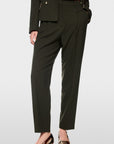 Marc Cain FAQUS broek met persvouwen – Forest Night New
