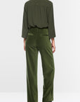 Marc Cain WUKARI broek van fijn corduroy – Forest Night New