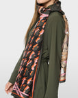 Marc Cain zijden sjaal met printmix – Forest Night New