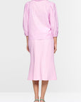 Marc Cain Collections - Blouse met volumineuze mouwen - Pink Tulle - AC 51.18 W71 | 255