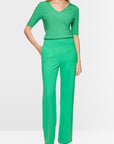 Marc Cain Collections - Broek WINDER met hoge taille - Bright Jade - AC 81.21 J42 | 550