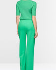 Marc Cain Collections - Broek WINDER met hoge taille - Bright Jade - AC 81.21 J42 | 550