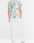 Marc Cain - YC 48.67 J51 | 504 - T-shirt bladmotief - multicolor