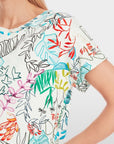 Marc Cain - YC 48.67 J51 | 504 - T-shirt bladmotief - multicolor