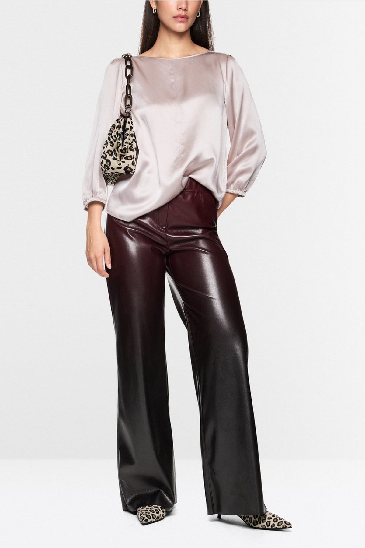 Marc Cain - ZA 51.23 W52 | 702 - Shirtbloes zijde - zachtroze