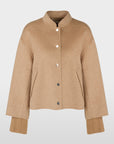 Marc Cain - ZC 12.02 W33 | 625 - Jas oversized manchetten - warm sand