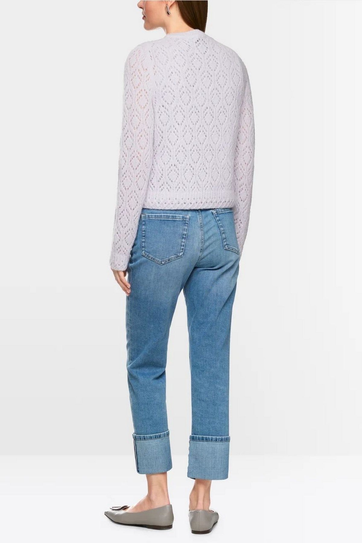 Marc Cain - ZC 39.05 M14 | 710 - Gillet kort breimotief - soft lavender