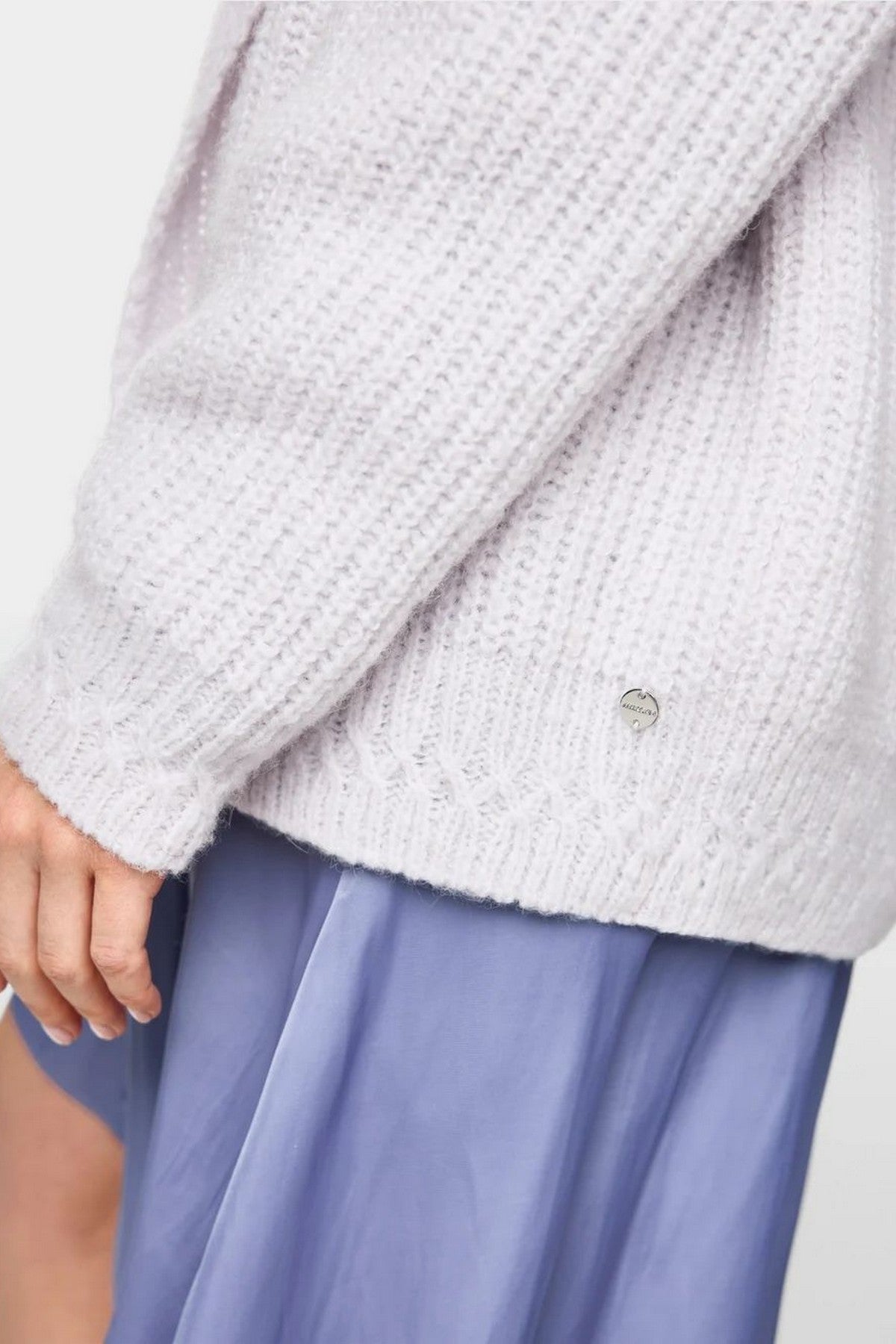 Marc Cain - ZC 39.07 M10 | 710 - Gillet sjaalkraag - soft lavender