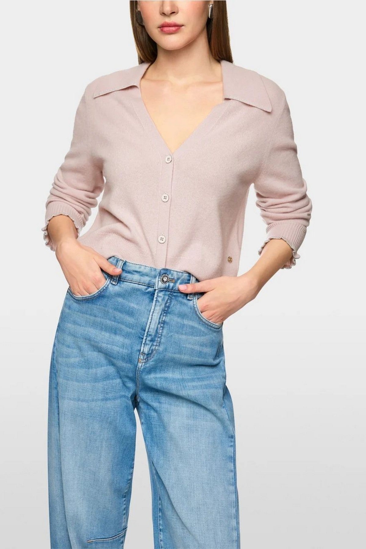 Cardigan cashmere van Marc cain model ZC 39.12 M8