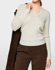 Marc Cain - ZC 41.08 M52 | 112 - Rippenpullover - Ecru