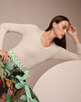 Marc Cain - ZC 41.08 M52 | 112 - Rippenpullover - Ecru