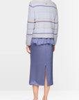 Marc Cain - ZC 41.14 M06 | 710 - Rollkragenpullover mit Streifen - Soft Lavender