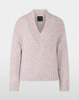 Trui met glitters van Marccain model ZC 41.24 M25 in kleur light desert