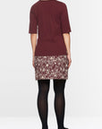 Marc Cain - ZC 48.13 J15 | 294 - T-shirt 1/2 mouwen - burgundy