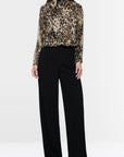 Marc Cain - ZC 51.13 W27 | 606 - Bloes strik luipaardprint - soft cappuccino