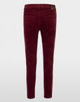 Marc Cain - ZC 81.02 W48 | 294 - Broek slim fit fluweel - burgundy